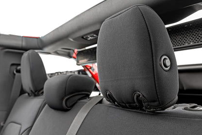 Seat Covers Bucket Seats W/Fold Down RR Armrest FR & RR 4DR Ford Bronco (21-25) Rough Country-2