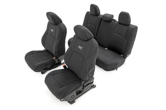 Seat Covers FR & RR Double Cab Toyota Tacoma 2WD/4WD (2024-2026) Rough Country