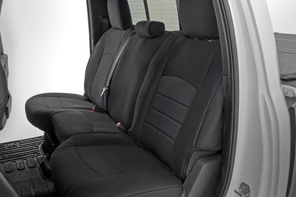 Seat Covers FR Bucket RR Full bench Ram 1500 (09-18)/2500 (11-18)/3500 (11-18) Rough Country-2