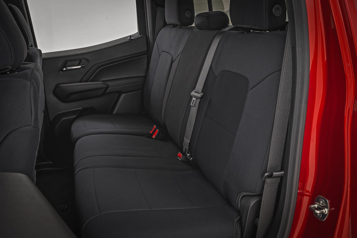 Seat Covers Front Bucket Rear Bench Chevy/GMC Canyon/Colorado (23-26) Rough Country-2