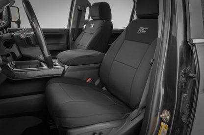 Seat Covers FR Bucket & RR 60/40 Bench Silverado/Sierra 2500HD/3500HD (14-26) Rough Country