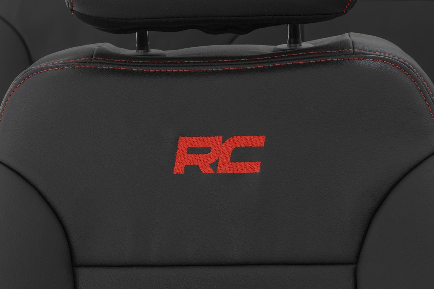 Leather Seat Covers FR Bucket RR 60/40 Chevy/GMC Sierra 1500 (19-25)/Silverado 1500 (19-26) Rough Country-2