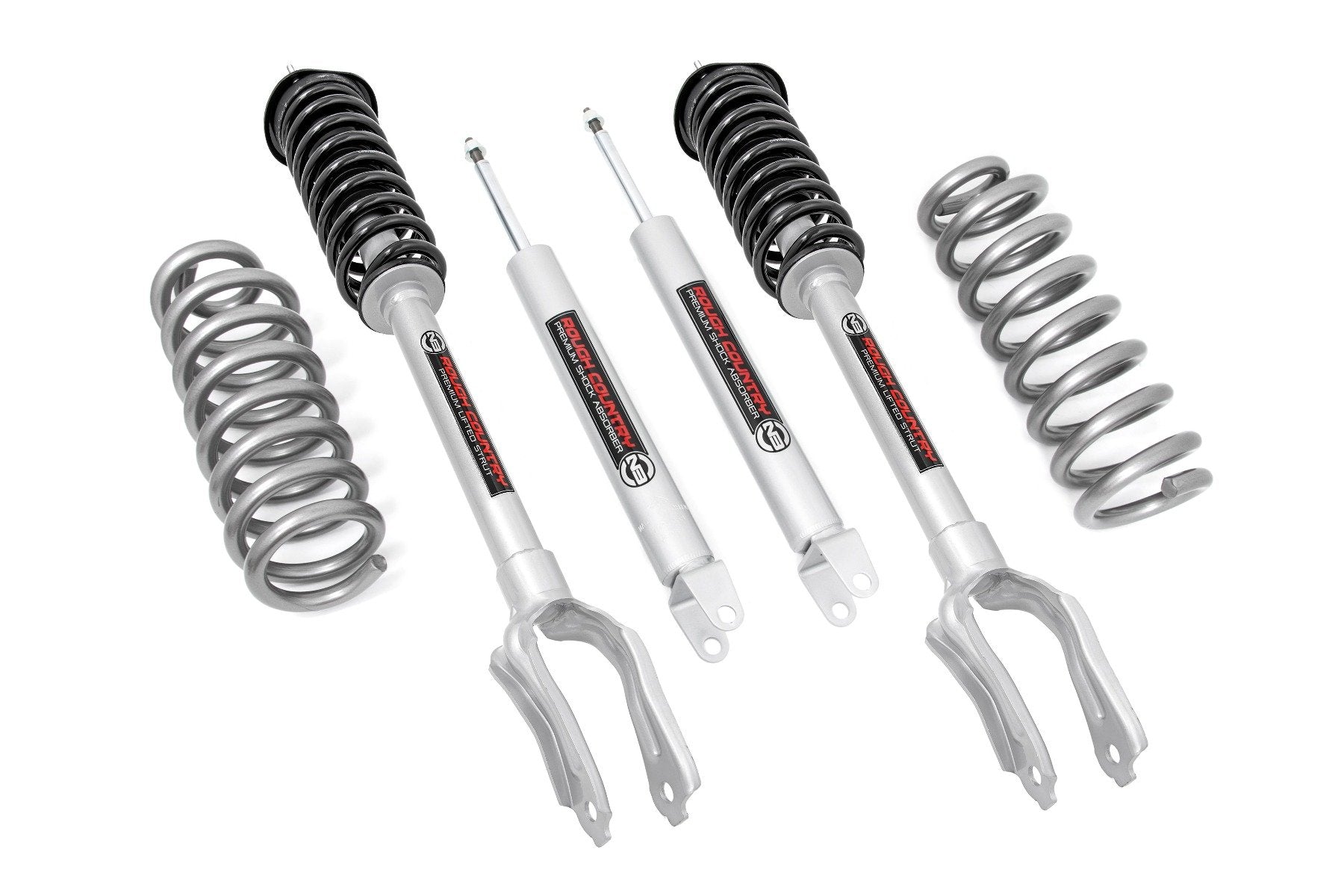 Rough Country 2.5 Inch Lift Kit N3 Struts 11-15 Jeep Grand Cherokee 4WD Rough Country