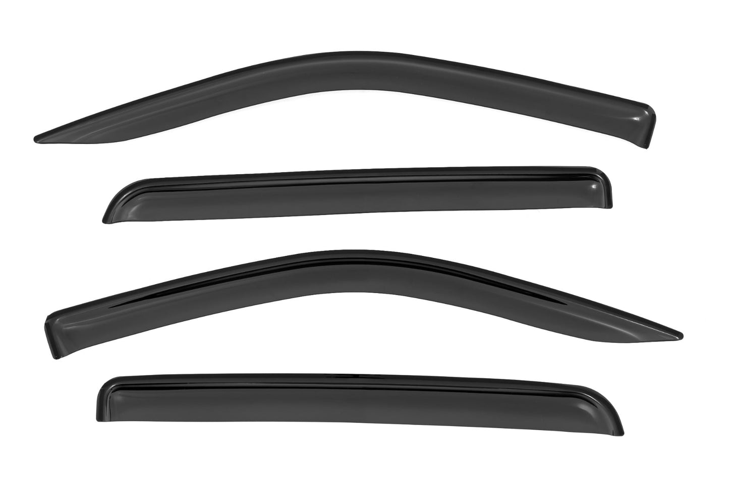 Side Window Deflectors Tape On Rain Guard Silverado/Sierra 1500/2500HD/3500HD 2WD/4WD Rough Country-3