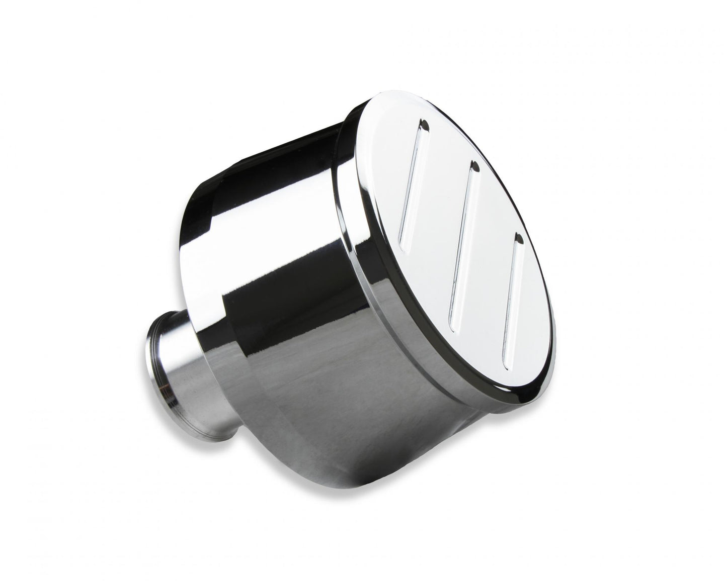 Breather Cap Chrome Plated Aluminum with Ball Milled Top CLEARANCE ITEM / ALL SALES FINAL Fits Valve Covers with a 1.22 Inch O.D. Hole Mr Gasket-3