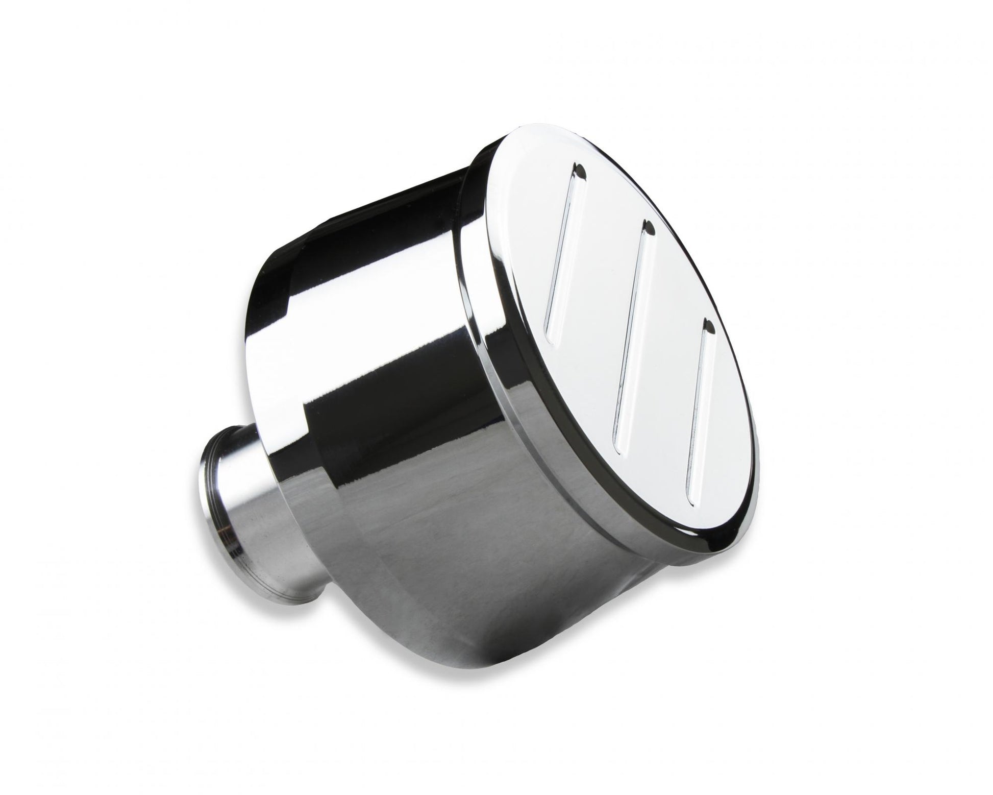 Breather Cap Chrome Plated Aluminum with Ball Milled Top CLEARANCE ITEM / ALL SALES FINAL Fits Valve Covers with a 1.22 Inch O.D. Hole Mr Gasket-3