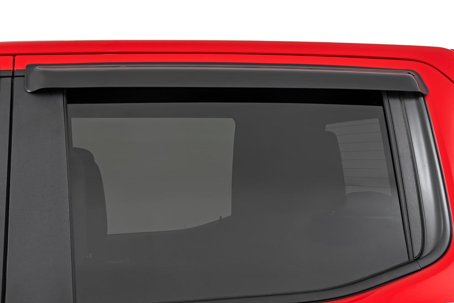 Side Window Deflectors Tape On Rain Guard Silverado/Sierra 1500/2500HD/3500HD (19-26) Rough Country-2