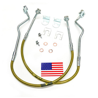 Bulletproof Brake Hose Front 1986 Ford Ranger and Bronco II with 4-6 Inch Lift Kit Superlift