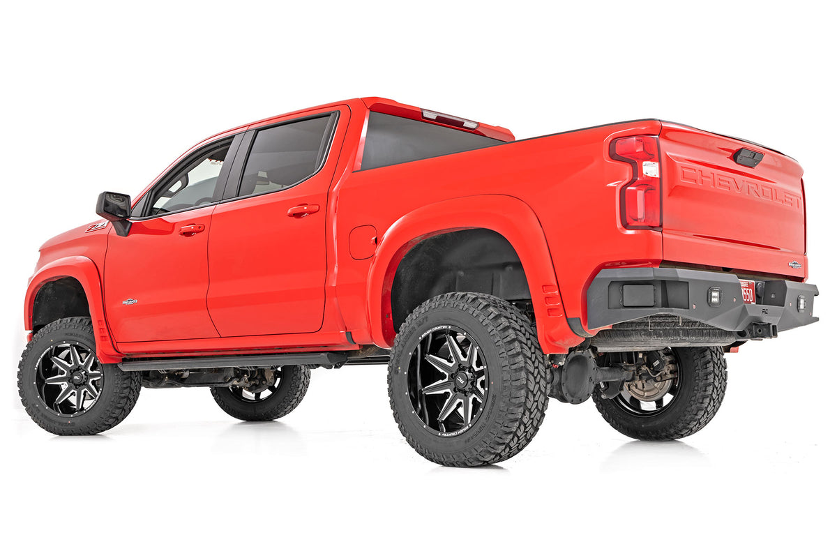 91 Series Milled One-Piece Gloss Black 22x12 8x6.5 -44mm Rough Country-4