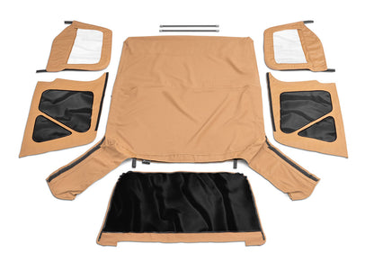 Premium Replacement Soft Top for 1997-2006 Jeep Wrangler TJ Spice Denim Rampage-7