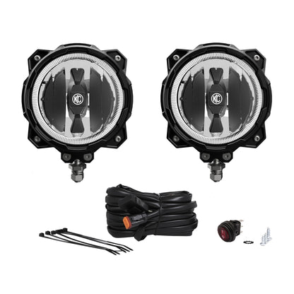 Pro6 Grav LED Inf Ring 6 Inch 2 Light System KC Hilites-11