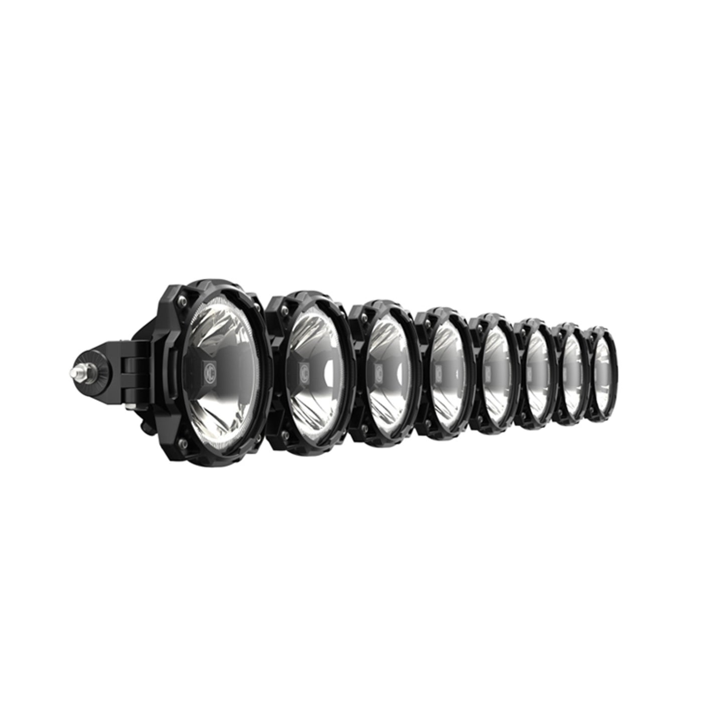 KC Pro6 Gravity LED 50 Inch Straight Light Bar 8 Light Combo System Universal KC Hilites-1