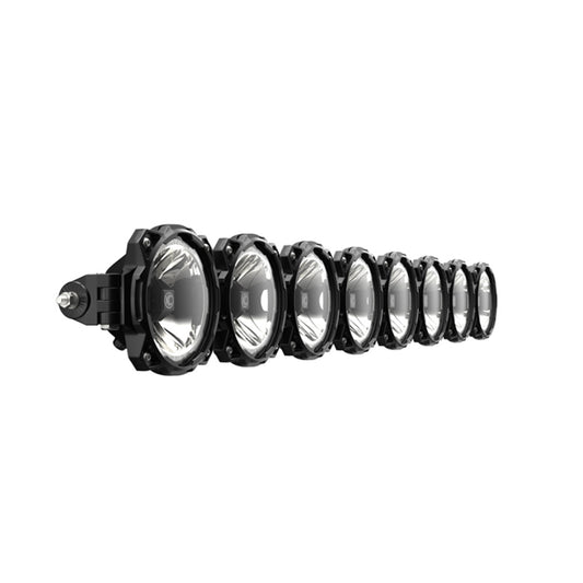 KC Pro6 Gravity LED 50 Inch Straight Light Bar 8 Light Combo System Universal KC Hilites-1