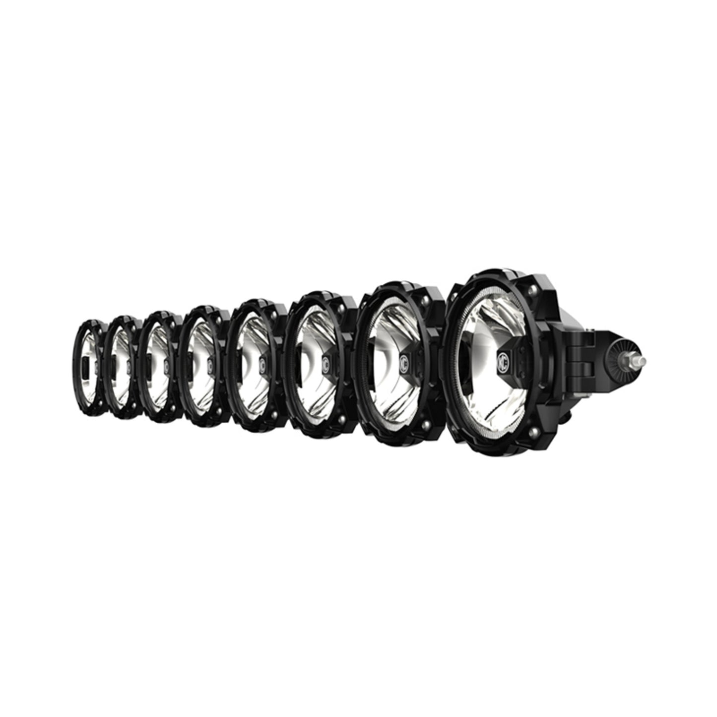 KC Pro6 Gravity LED 50 Inch Straight Light Bar 8 Light Combo System Universal KC Hilites-2