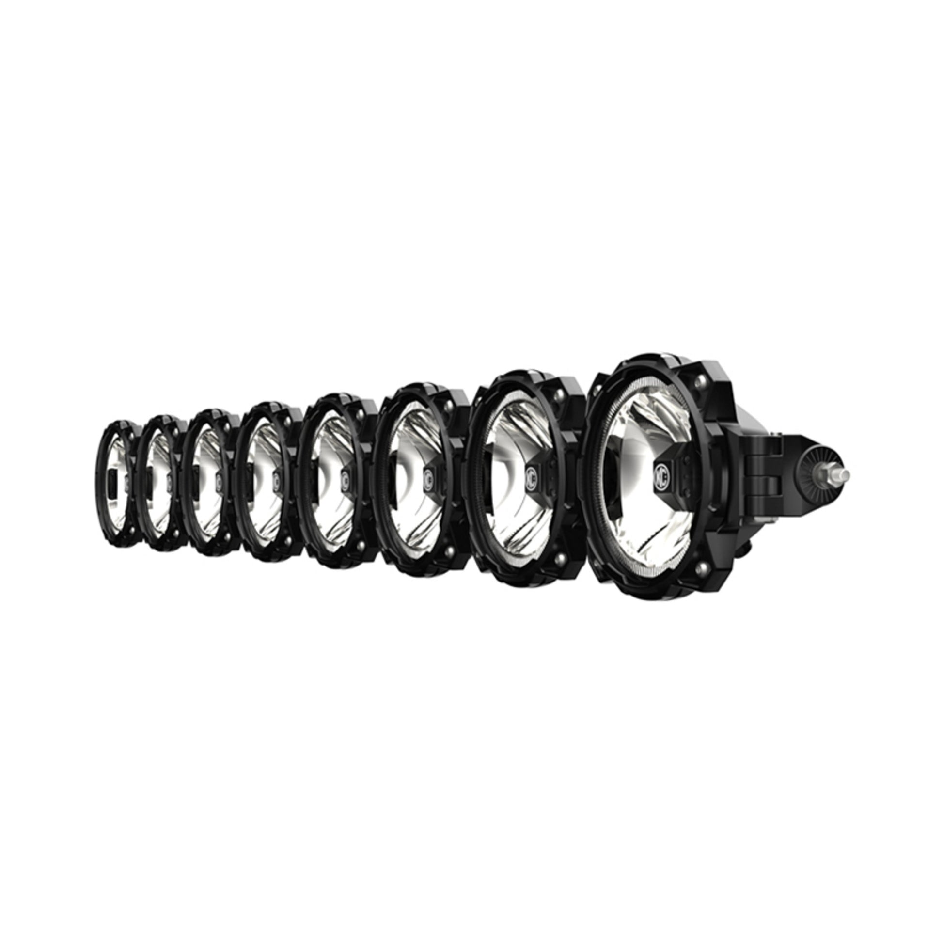 KC Pro6 Gravity LED 50 Inch Straight Light Bar 8 Light Combo System Universal KC Hilites-2