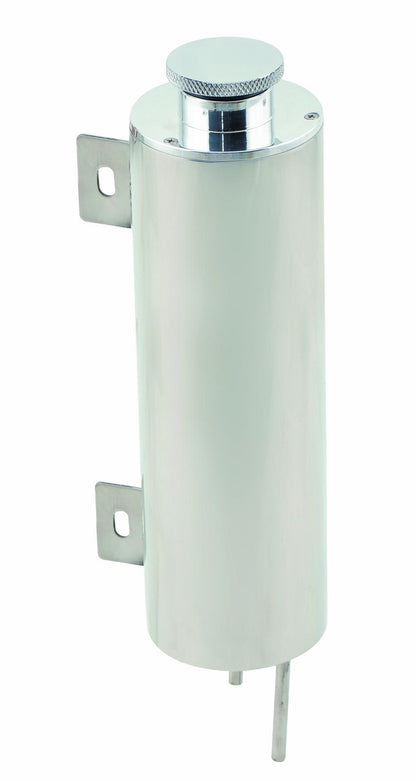 Overflow Tank 3 Inch Diameter 10 Inch Height Polished Stainless Steel Polished stainless steel overflow and recovery tank Mr Gasket
