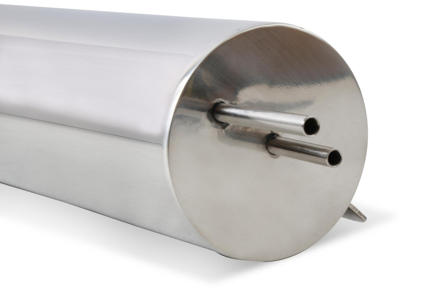 Overflow Tank 3 Inch Diameter 10 Inch Height Polished Stainless Steel Polished stainless steel overflow and recovery tank Mr Gasket-4