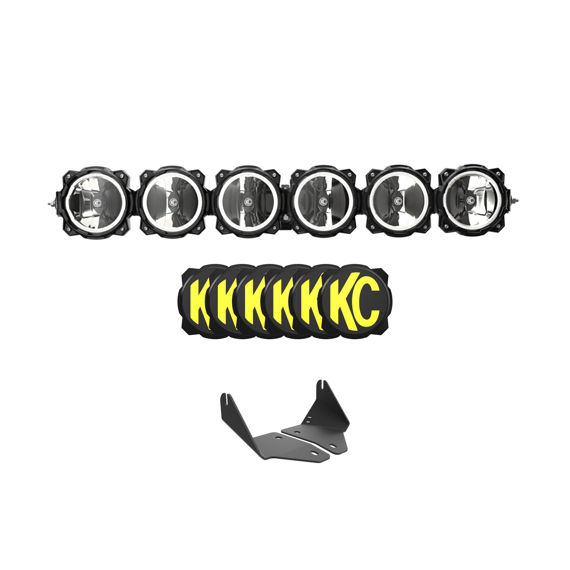 KC Pro6 Gravity LED 39 Inch 6 Light Combo Polaris RZR System KC Hilites