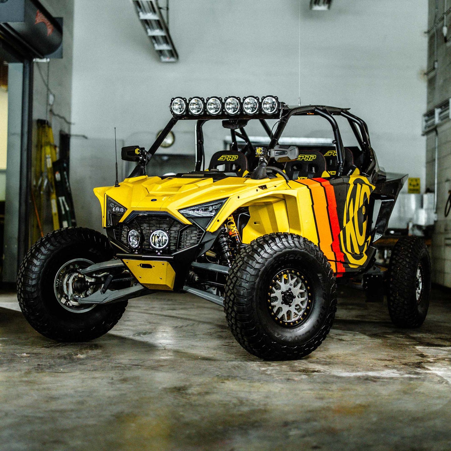 KC Pro6 Gravity LED 39 Inch 6 Light Combo Polaris RZR System KC Hilites-2