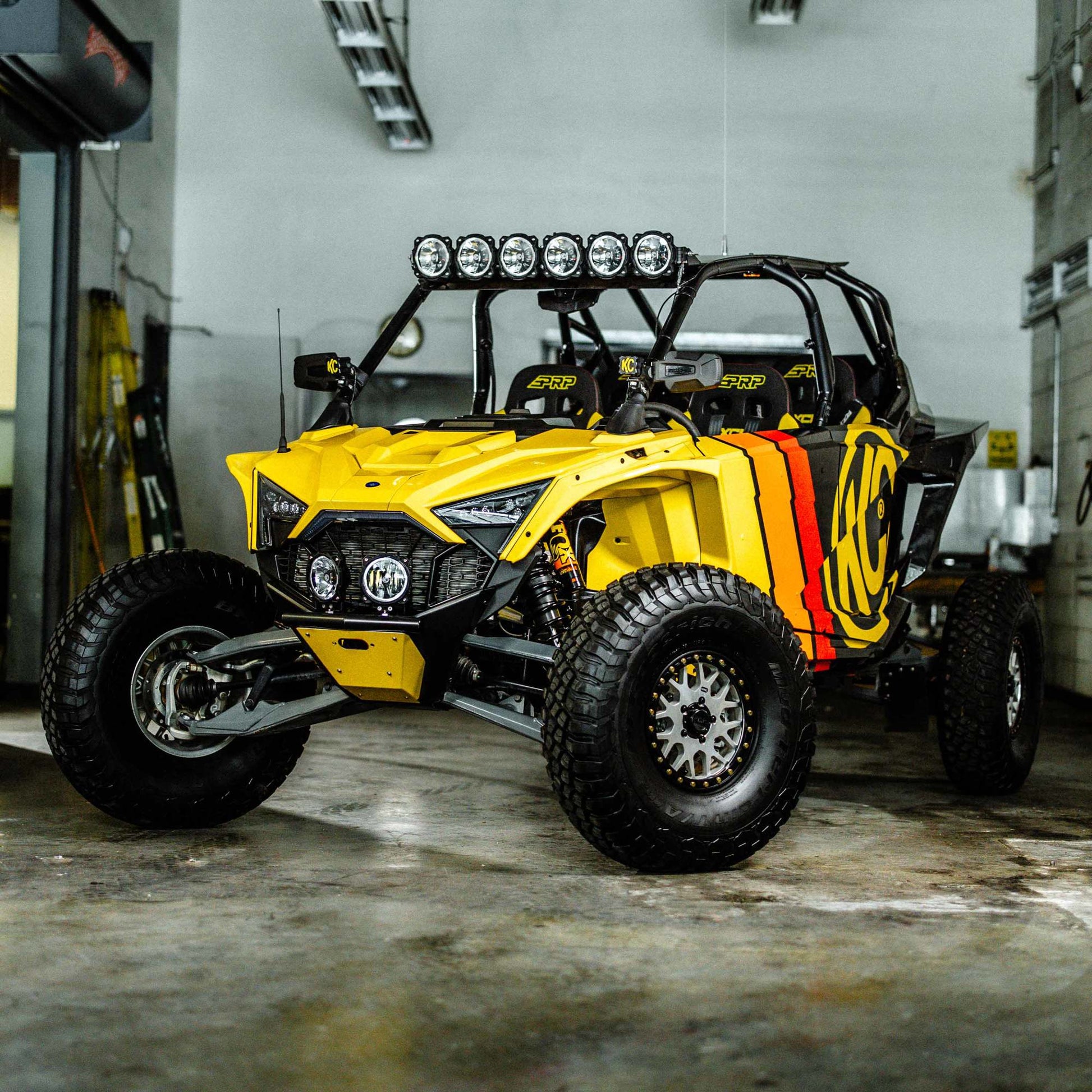 KC Pro6 Gravity LED 39 Inch 6 Light Combo Polaris RZR System KC Hilites-2