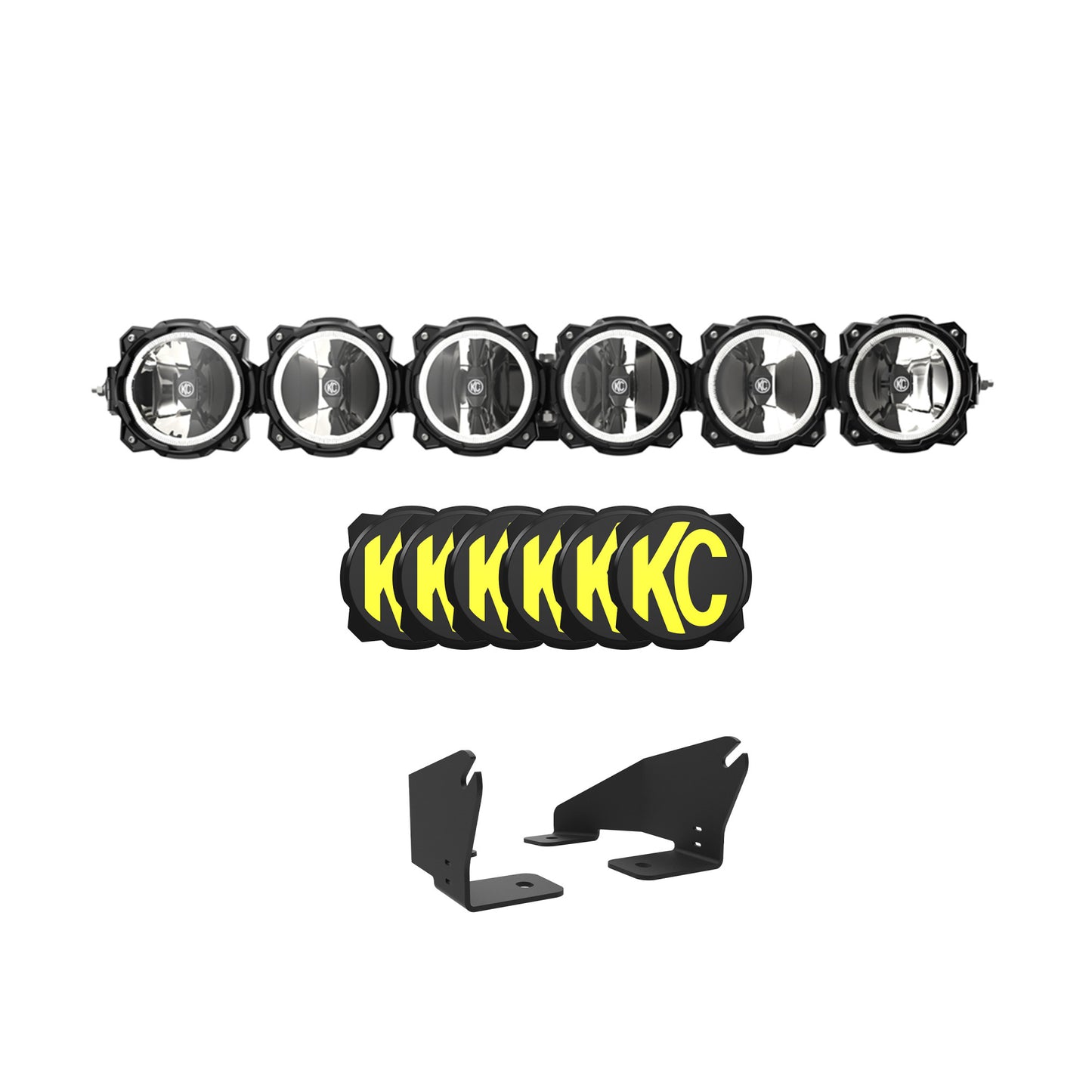 KC Pro6 Gravity LED 39 Inch 6 Light Combo Polaris RZR Pro R System KC Hilites