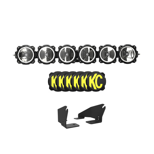 KC Pro6 Gravity LED 39 Inch 6 Light Combo Polaris RZR Pro R System KC Hilites