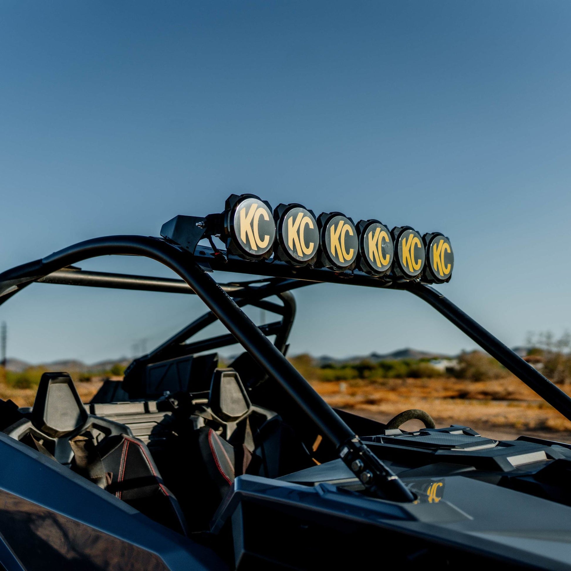KC Pro6 Gravity LED 39 Inch 6 Light Combo Polaris RZR Pro R System KC Hilites-4