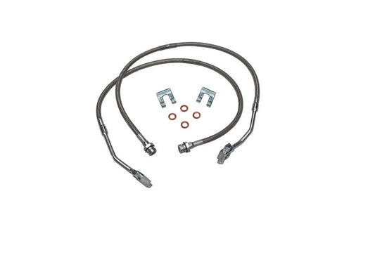 Bullet Proof Brake Hose Front 1979-1986 GM Pickup, Blazer, and Suburban Solid Axle with 8-12 Inch Lift Kit Superlift