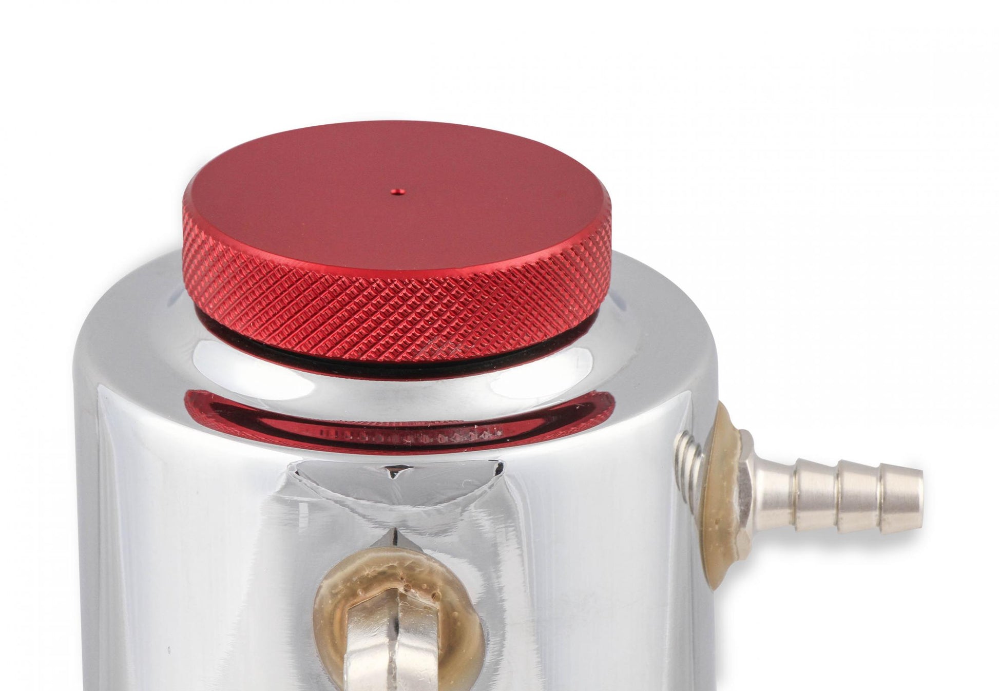 Radiator Fluid Reservoir / Recovery Tank Polished Aluminum Aluminum Radiator Fluid Reservoir / Recovery Tank. Chrome finish Mr Gasket-1