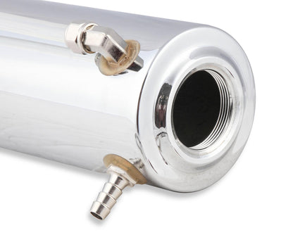Radiator Fluid Reservoir / Recovery Tank Polished Aluminum Aluminum Radiator Fluid Reservoir / Recovery Tank. Chrome finish Mr Gasket-3
