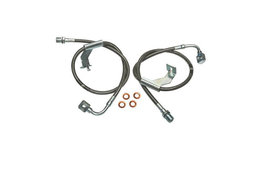 Bullet Proof Brake Hose Front 1987 GM Pickup 1/2 and 3/4 Ton Solid Axle and 1987-1991 Blazer and Suburban 1/2 and 3/4 Ton Solid Axle with 4-6 Inch Lift Kit Superlift
