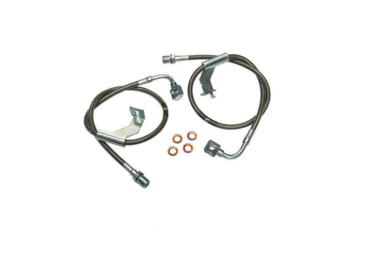 Bullet Proof Brake Hose Front 1987 GM Pickup 1/2 and 3/4 Ton Solid Axle and 1987-1991 Blazer and Suburban 1/2 and 3/4 Ton Solid Axle with 8-12 Inch Lift Kit Superlift
