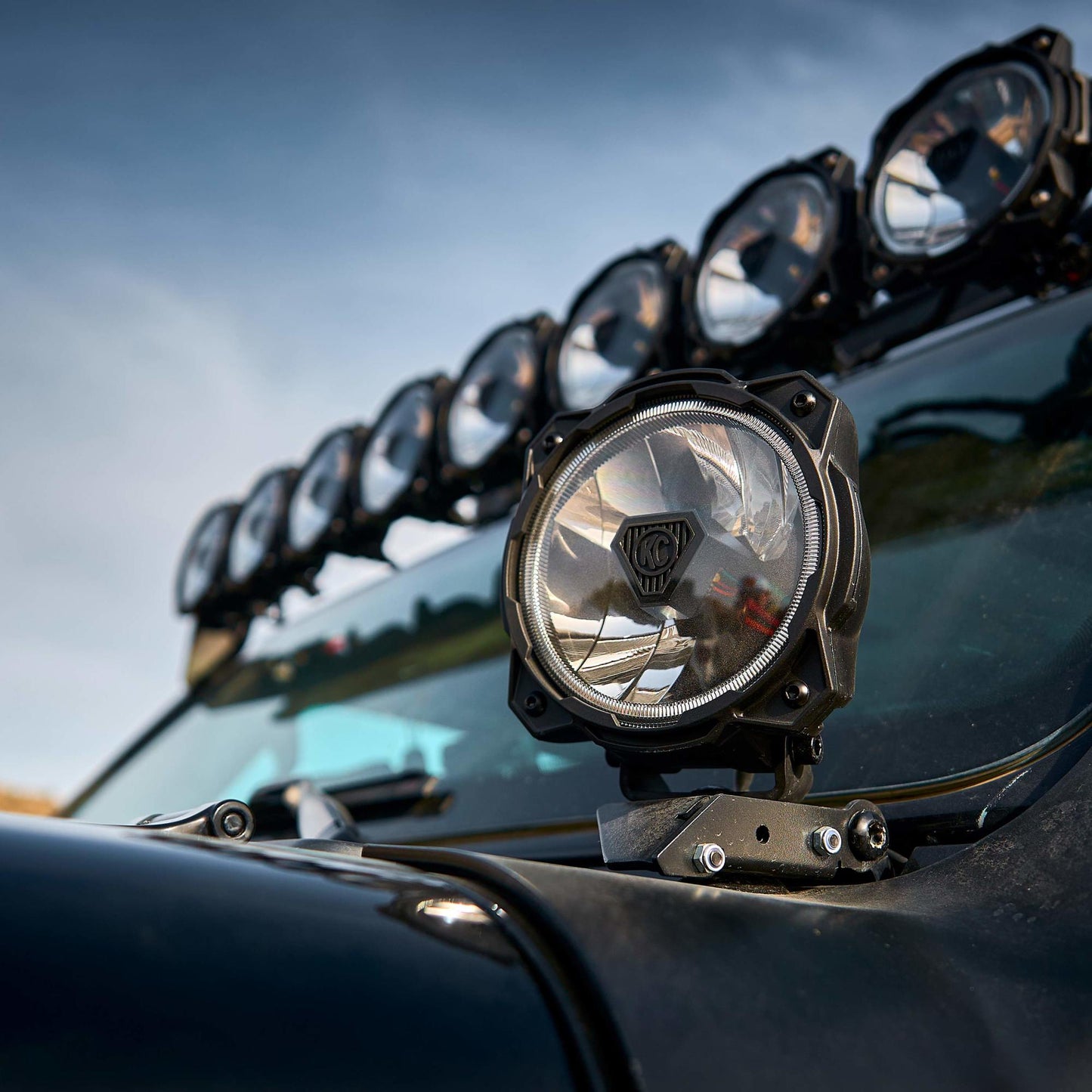Gravity Titan 6 Inch LED Single Spot KC Hilites-11