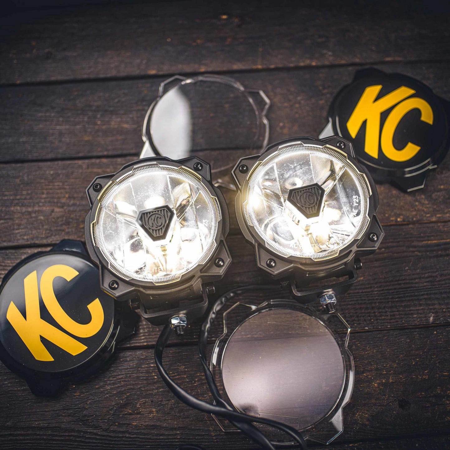 Gravity Titan 6 Inch LED Pair Spot KC Hilites-23