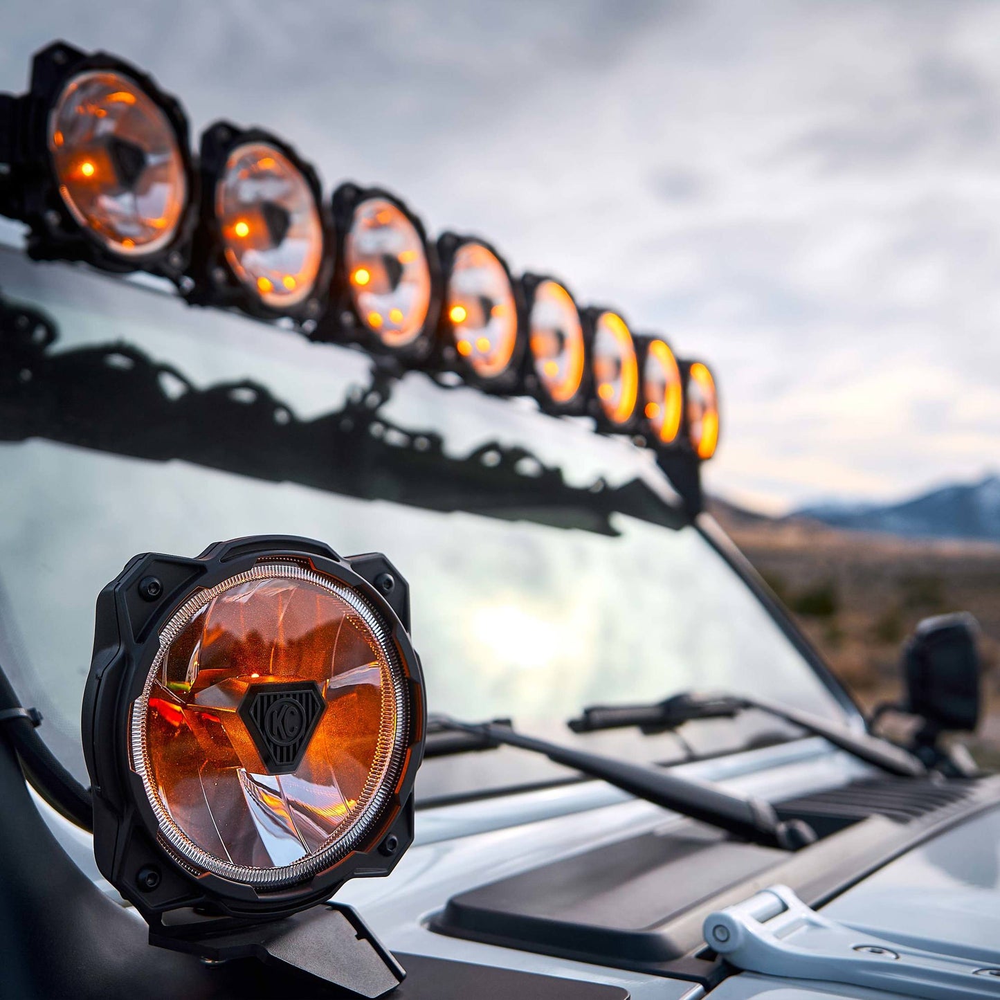 Gravity Titan 6 Inch LED Single Wide-40 KC Hilites-12