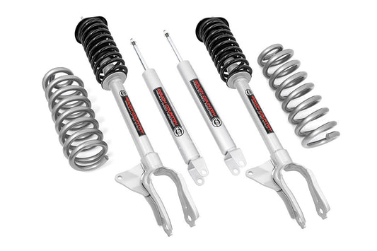 Rough Country 2.5 Inch Lift Kit N3 Struts 16-20 Jeep Grand Cherokee 4WD Rough Country