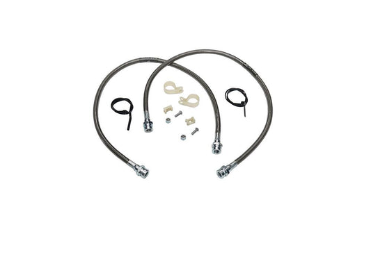 Bulletproof Brake Hose Front 1979-1996 Toyota Pickup and 4Runner with 3-7 Inch Lift Kit Superlift