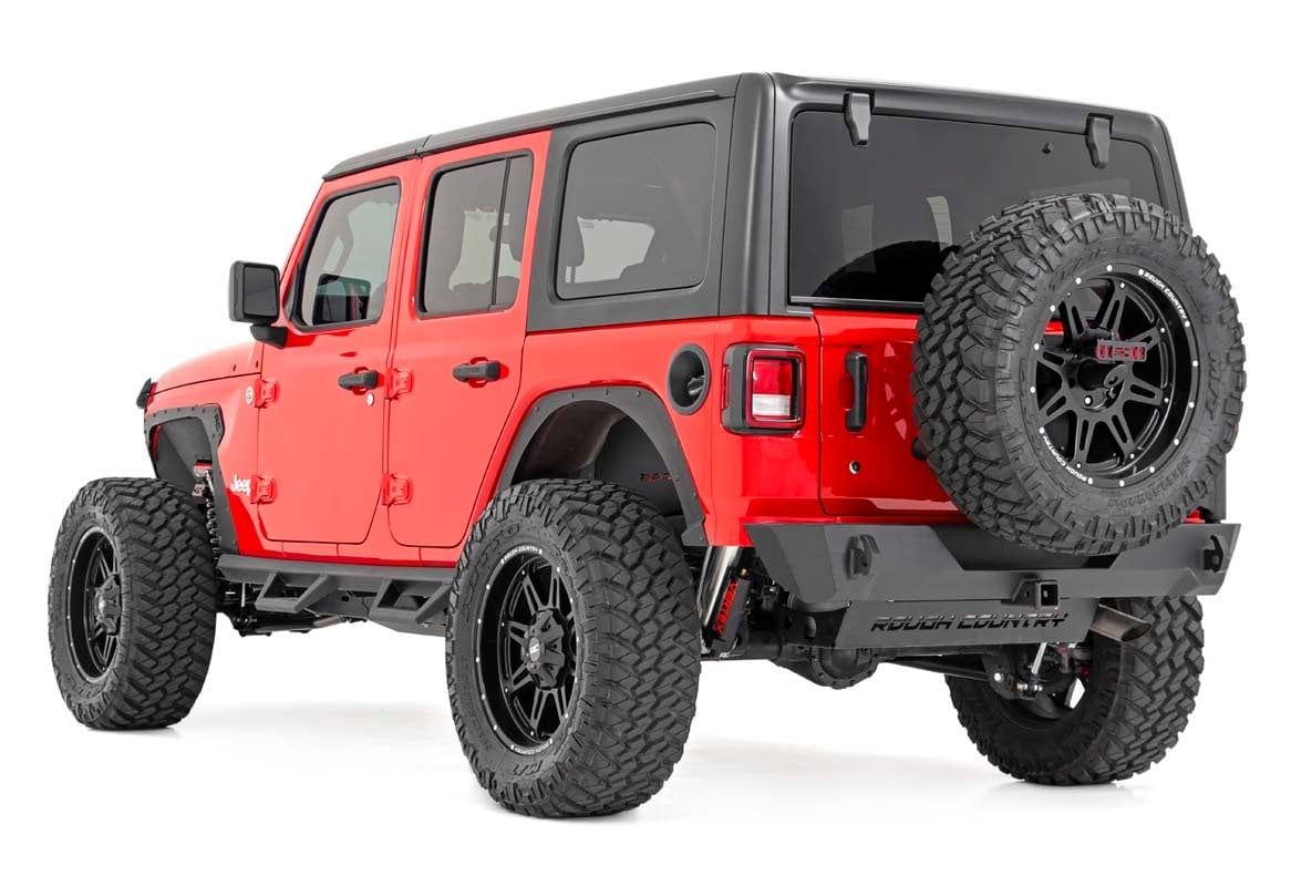 3.5 Inch Lift Kit Adj Lower FR D/S M1 Non-Rubicon Jeep Wrangler Unlimited (24-26) Rough Country-2