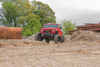 3.5 Inch Lift Kit Adj Lower FR D/S M1 Non-Rubicon Jeep Wrangler Unlimited (24-26) Rough Country-4