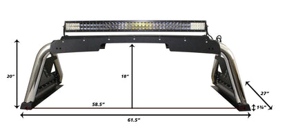 Sport Bar 2.0 with Power Actuated Retractable Light Mount 2015-2026 Colorado/Canyon 2016-2026 Toyota Tacoma Go Rhino-13