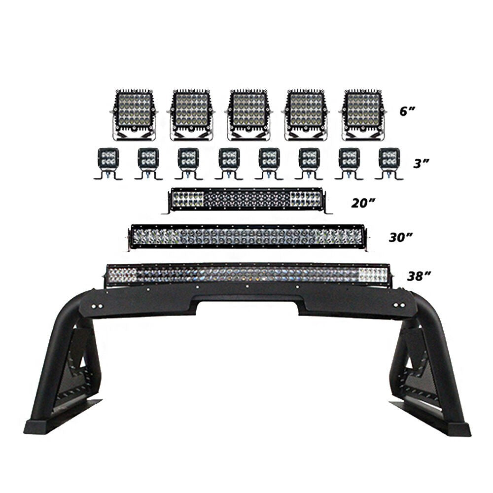 Sport Bar 2.0 with Power Actuated Retractable Light Mount 2015-2026 Colorado/Canyon 2016-2026 Toyota Tacoma Go Rhino-7