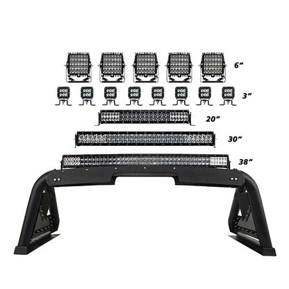 Sport Bar 2.0 with Power Actuated Retractable Light Mount 2015-2026 Colorado/Canyon 2016-2026 Toyota Tacoma Go Rhino-7