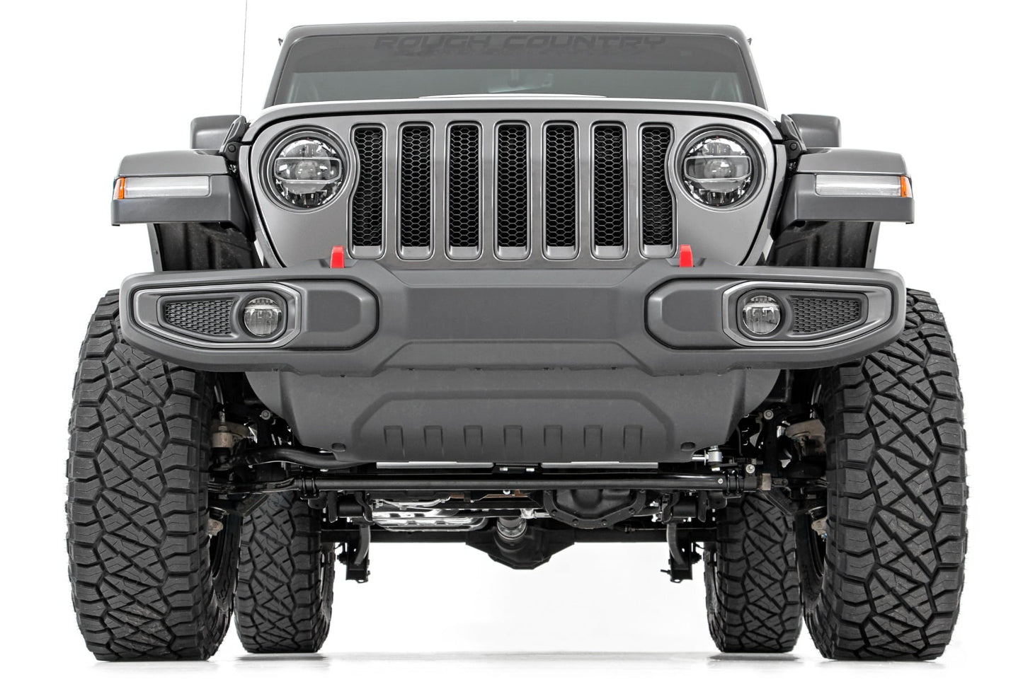 3.5 Inch Lift Kit Adj Lower FR D/S M1 Rubicon Jeep Wrangler Unlimited (24-26) Rough Country-2