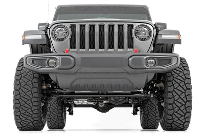3.5 Inch Lift Kit Adj Lower FR D/S M1 Rubicon Jeep Wrangler Unlimited (24-26) Rough Country-2