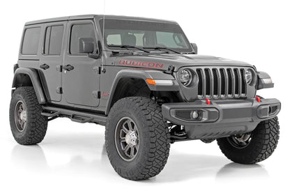 3.5 Inch Lift Kit Adj Lower FR D/S M1R Rubicon Jeep Wrangler Unlimited (24-26) Rough Country-1