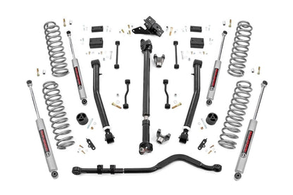 3.5 Inch Lift Kit Adj Lower FR D/S Jeep Wrangler JL 4WD (2024-2026) Rough Country