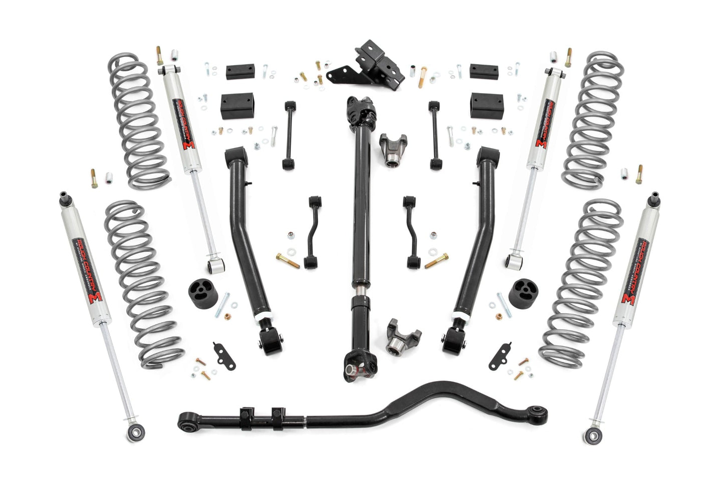 3.5 Inch Lift Kit Adj Lower FR D/S M1 Jeep Wrangler JL 4WD (24-26) Rough Country
