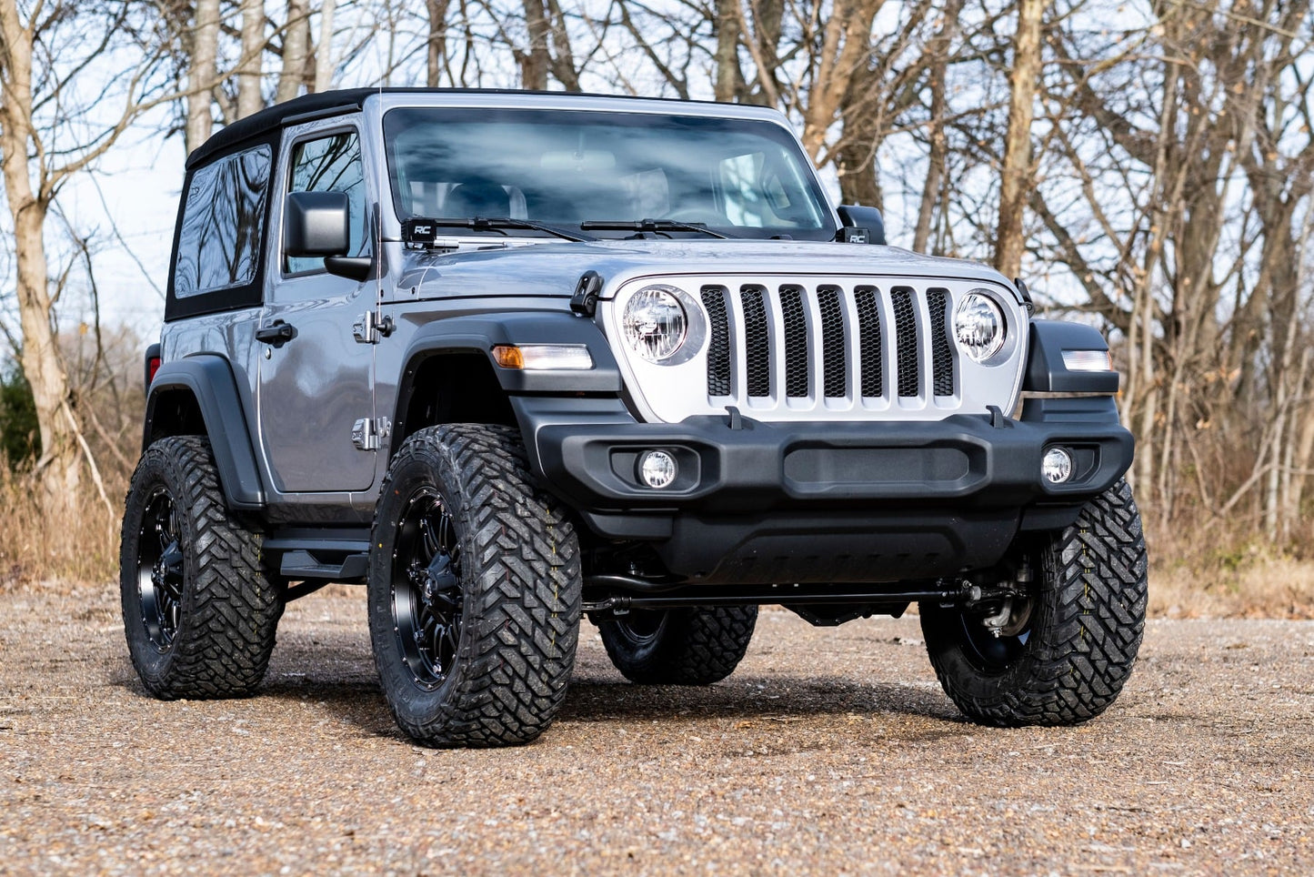 3.5 Inch Lift Kit Adj Lower FR D/S M1 Jeep Wrangler JL 4WD (24-26) Rough Country-2