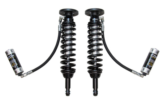 2009-2013 Ford F-150 4WD 1.75-2.63 Inch Lift Front V.S. 2.5 Series Coilover Kit Remote Reservoir W/ CDCV ICON Vehicle Dynamics