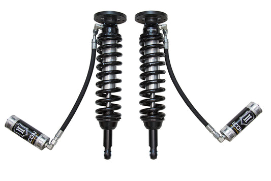 2009-2013 Ford F-150 2WD 1.75-2.63 Inch Lift Front V.S. 2.5 Series Coilover Kit Remote Reservoir ICON Vehicle Dynamics